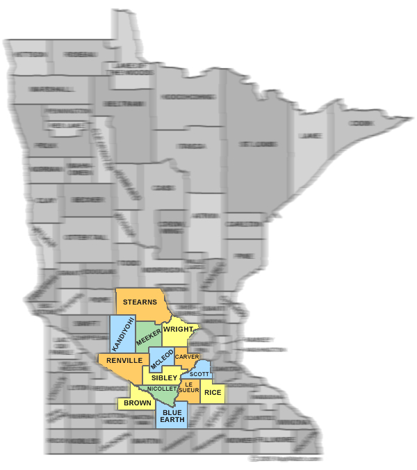 Counties of Coverage